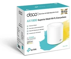 Mesh sistemos maršrutizatorius TP-Link Deco X20 (1 vnt.), Wi-Fi 6 (802.11ax), AX1800 (dvijuostė)