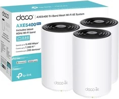 Maršrutizatorius TP-Link Deco XE75 Pro 3-pack