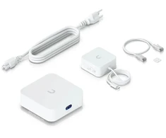 Šakotuvas 2 vnt. rinkinys Ubiquiti UniFi Express 7 debesų tinklų vartai WiFi 7 (WLAN BE) trijuose dažniuose, 1x 10G WAN, 1x 2.5G LAN