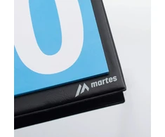 Martes Stovima išskleidžiama rezultatų lenta su skaičiuotuvu Martes Scorer 36x17x0,5cm