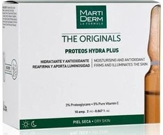 Martiderm The Originals Protoes Hydra Plus drėkinamasis serumas ampulės su vitaminu C ir proteoglikanais 10x2 ml
