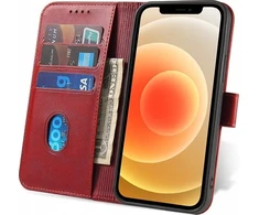 Dėklas Marv Wallet Samsung Galaxy A05S raudonos spalvos bookcase