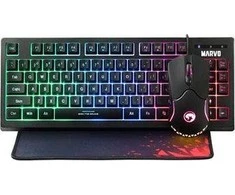 Klaviatūra MARVO CM310 Loot 30 3-in-1 Žaidimų Įrangos Rinkinys | Juodas | UK