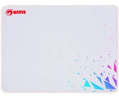 Klaviatūra Marvo CM310 LT RGB žaidimų klaviatūros, pelės ir kilimėlio rinkinys, baltas
