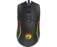 Marvo Pelė M655, 12000DPI, optinė, 7 klasė, laidinis USB, juoda, žaidimų, apšvietimas