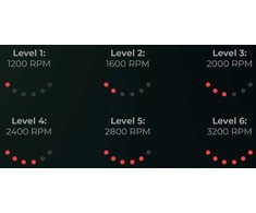 Extralink Massage Gymgun Fit 2.0 Lite | Masažo pistoletas | 4 galvutės, 6 režimai