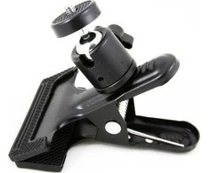 Massa Clip Frog Clip laikiklis su 3D rutuline galvute + 1/4" sriegiu