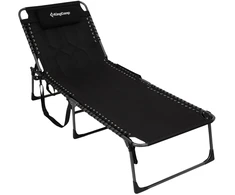 Master Leżak sulankstomas reguliuojamas kempingo sodas KING CAMP Magnolia B40 200 cm (MAS-KC2641-juodas)