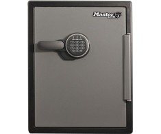 Ugniai ir vandeniui atsparus seifas su garsiniu signalu Master Lock LFW205TWC