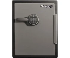 Ugniai ir vandeniui atsparus seifas su garsiniu signalu Master Lock LFW205TWC
