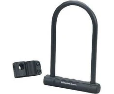 Master Lock Masterlock Plieninė "U" formos dviračio spyna su 2 raktais (juoda)