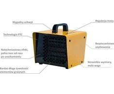 Master elektrinis šildytuvas B 2PTC 230V