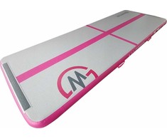 Master Mata treningowa MAS-B860-Pilkas-Rožinė 300 cm x 100 cm x 10 cm rožinė