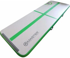 Master Pripučiamas gimnastikos čiužinys MAS-B860-Gzreen 300 cm x 100 cm x 10 cm žalias