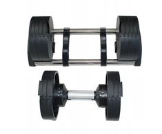 Master reguliuojamas hantelis Spin 2-28 kg hantelis svarelių reguliavimas (MAScinAd28)