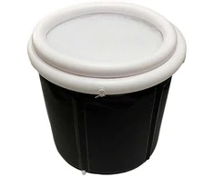 Oem Foldable portable inflatable bathtub 75 x 80 cm juodas