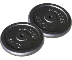 Master Svoriai MASTER ketaus plokštės 25 kg x2
