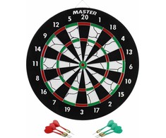 Master Tarcza do Darta Dwustronna 37 cm + 6 Rzutek