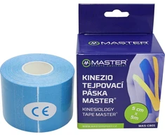 Master MASTER kineziologinis teipas 5 cm x 5 m, mėlynas