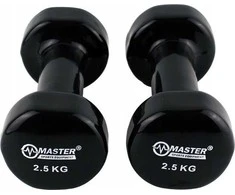 Master Viniliniu būdu padengtas ketus Hantel 2,5kg x2