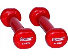 „Master MAS4A065“ viniliniai hanteliai, 2 x 0,5kg