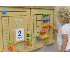 MASTERKIDZ Edukacinė lenta Labirintas su koralikais Montessori