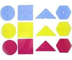 MASTERKIDZ permatomi geometriniai formų elementai