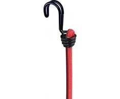 Master Lock Masterlock 2 tvirtinimo gumų komplektas su kabliukais, 60cm, raudona