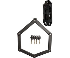 Masterlock MASTER LOCK sulankstomas dviračio užraktas su grūdinto plieno jungtimis su 4 raktais