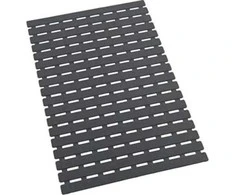 Wenko Anti-slip bathroom mat, dark pilka