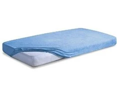 MATEX kilpinė paklodė PREMIUM su elastine juostele 60x120 [TB0025_24] mėlyna