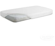 MATEX Neperšlampama paklodė JERSEY 60x120 [TB0241_01] balta