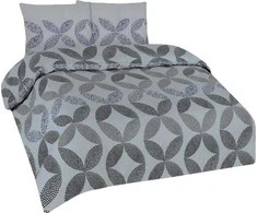 Matex Patalynė flanelowa 220x200 F-74A-1 maroko pilka juoda mėlyna