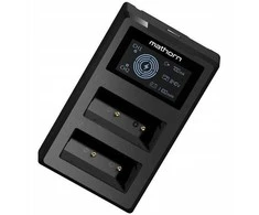 Mathorn MBC-D111 Dviejų kanalų USB-C įkroviklis, skirtas „Nikon EN-EL14“