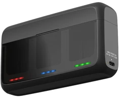 „Mathorn TripleBox Charger 20W PD QC“ įkroviklis fotoaparatui – trijų kanalų Nikon EN-EL15C (MBC-T210B) baterijų įkroviklis