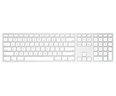 Matias Belaidė klaviatūra - aliuminė Mac dongle USB-C Sidabrinis