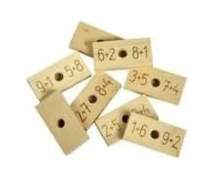 Matmino mediniai matematiniai domino 7-13 Buu lenkų