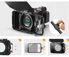 Kf Matte Box Priešsaulės objektyvo gaubtas 67-95mm fotoaparatui, kamerai K&amp;f / Sku.2180v1