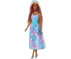 Mattel Barbie Księżniczka Lėlė Mėlynai-violetinė strój
