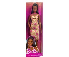 Mattel BARBIE madistė geltona suknele (HYT91)