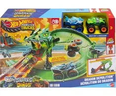 Mattel HOT WHEELS MONSTER TRUCKS rinkinys – Drakono sunaikinimas (JFR06)