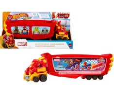 Sunkvežimis Marvel Hulkbuster Hauler Truck iš Hot Wheels RacerVerse, telpa 10 vnt.