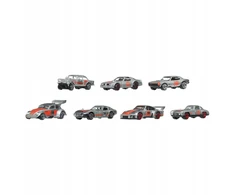 Mattel „Hot Wheels“ pakartoja klasikinį 7 metalinių transporto priemonių rinkinį „Sidabrinis Series“