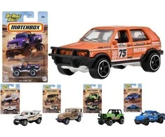 Mattel „Matchbox Samochód“ visureigis ralis, 1:64 mišinys