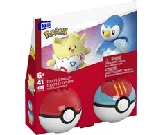 Mega Bloks Konstruktorius MEGA Pokemon Pokeball Togepi &amp; Piplup JCT44