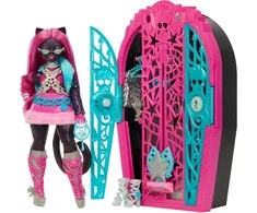 Mattel Lėlė Monster High Skulltimate Secrets Catty Noir JBG82