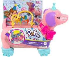 Mattel POLLY POCKET DOG PARTY RINKINYS KOMPAKTINIS LAGAMINAS + PRIEDAI 4+
