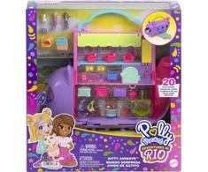 Mattel POLLY POCKET katinėlio lėktuvo žaidimų rinkinys (HWP19)
