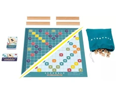 Mattel Scrabble drewniane płytki (JGR65)