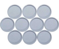 Maul Industriemagnet rund 29mm 10 Stück grau